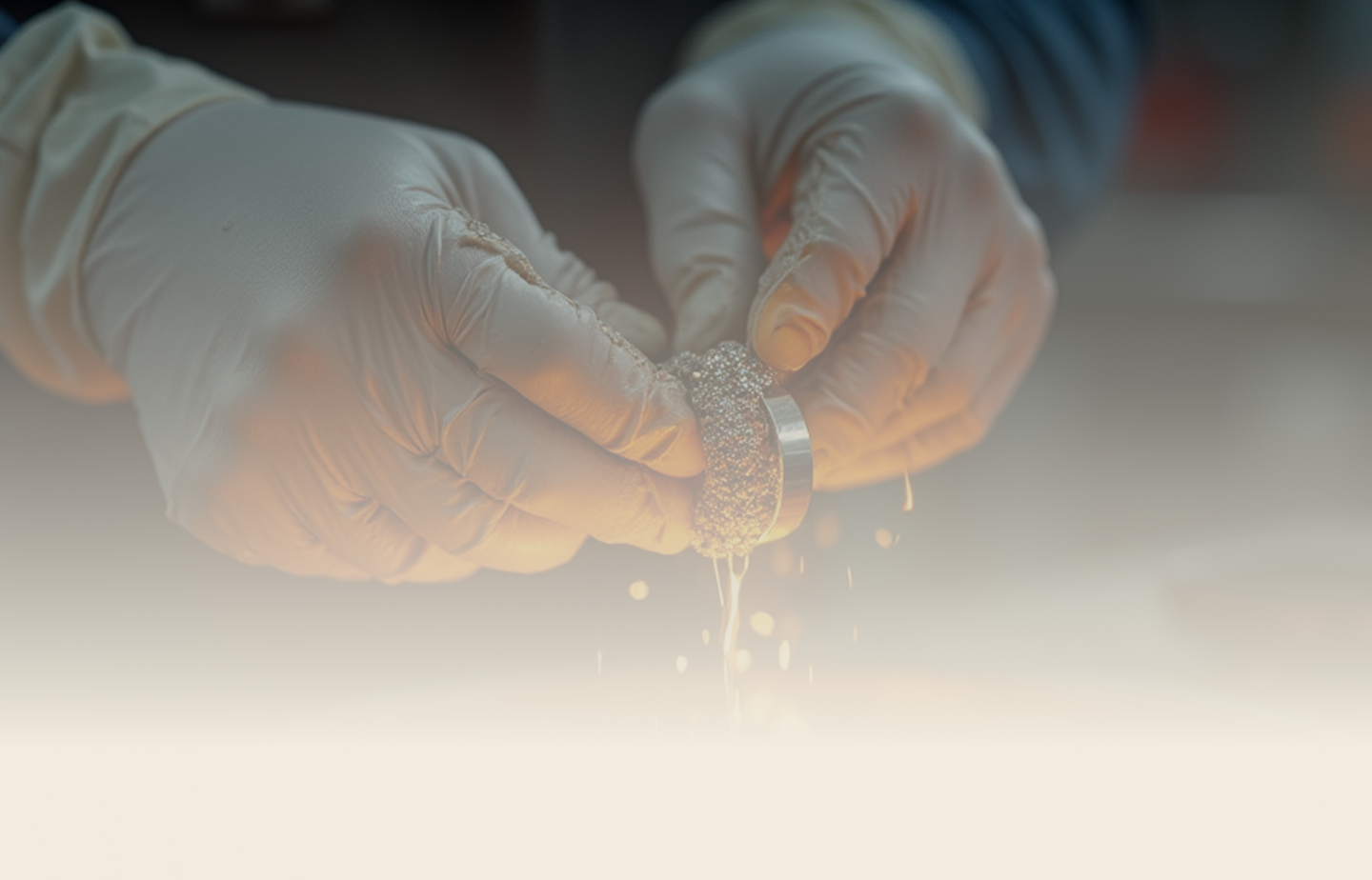 Fondo de recubrimientos metálicos